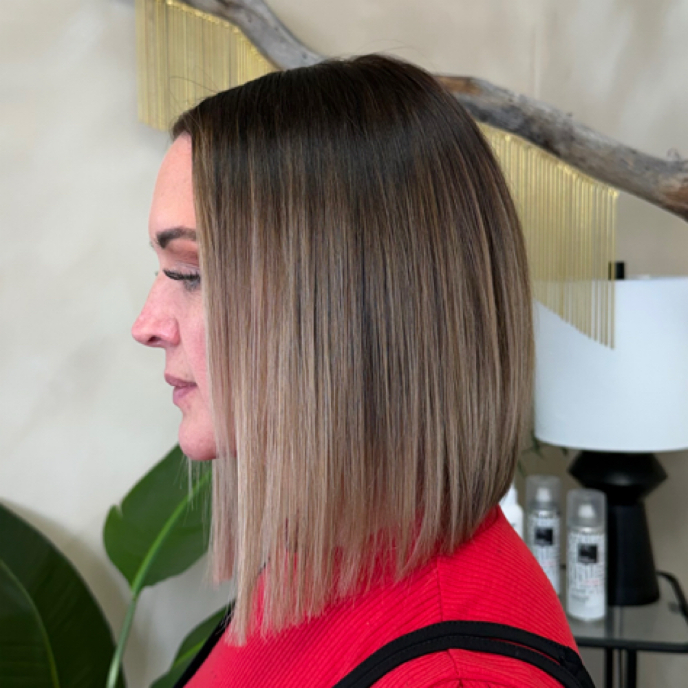 Root Retouch & Cut at Kenzie Moon in Tooele, UT