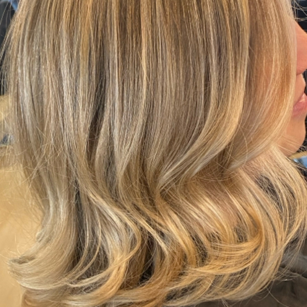 Partial Head Highlights ✨ at Golden Curls in Newburgh, NY