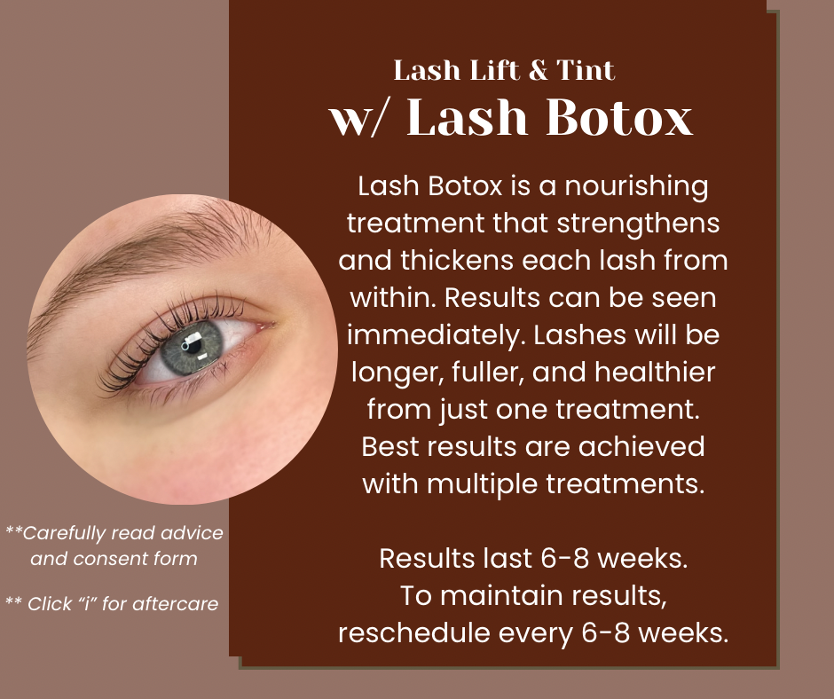 Lash Lift & Tint w/ Lash Botox