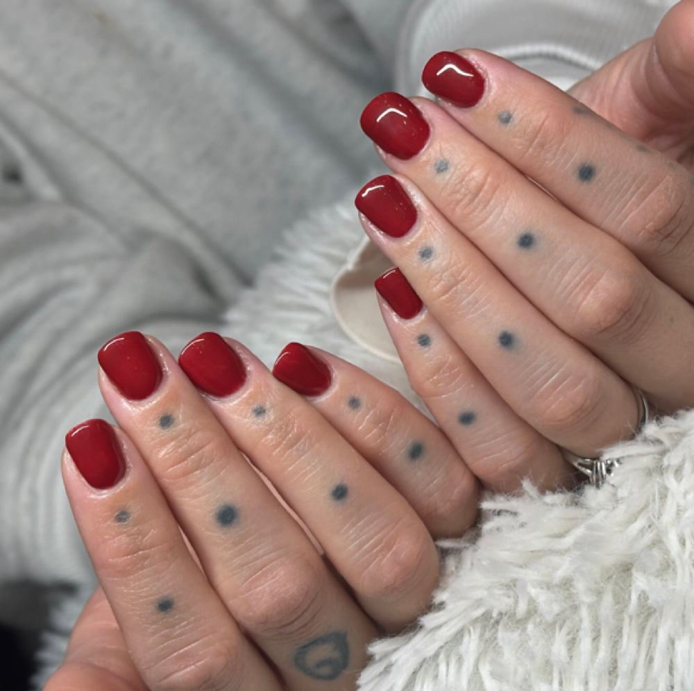 Gel Manicure at Black Heart Nail Studio in Dover, NH