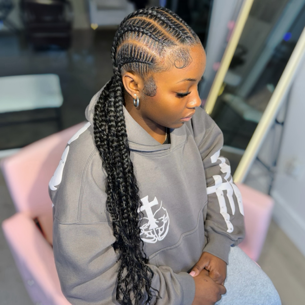 6 Stitch Braids 🎀 at The Hair Confidence in Kansas City, MO