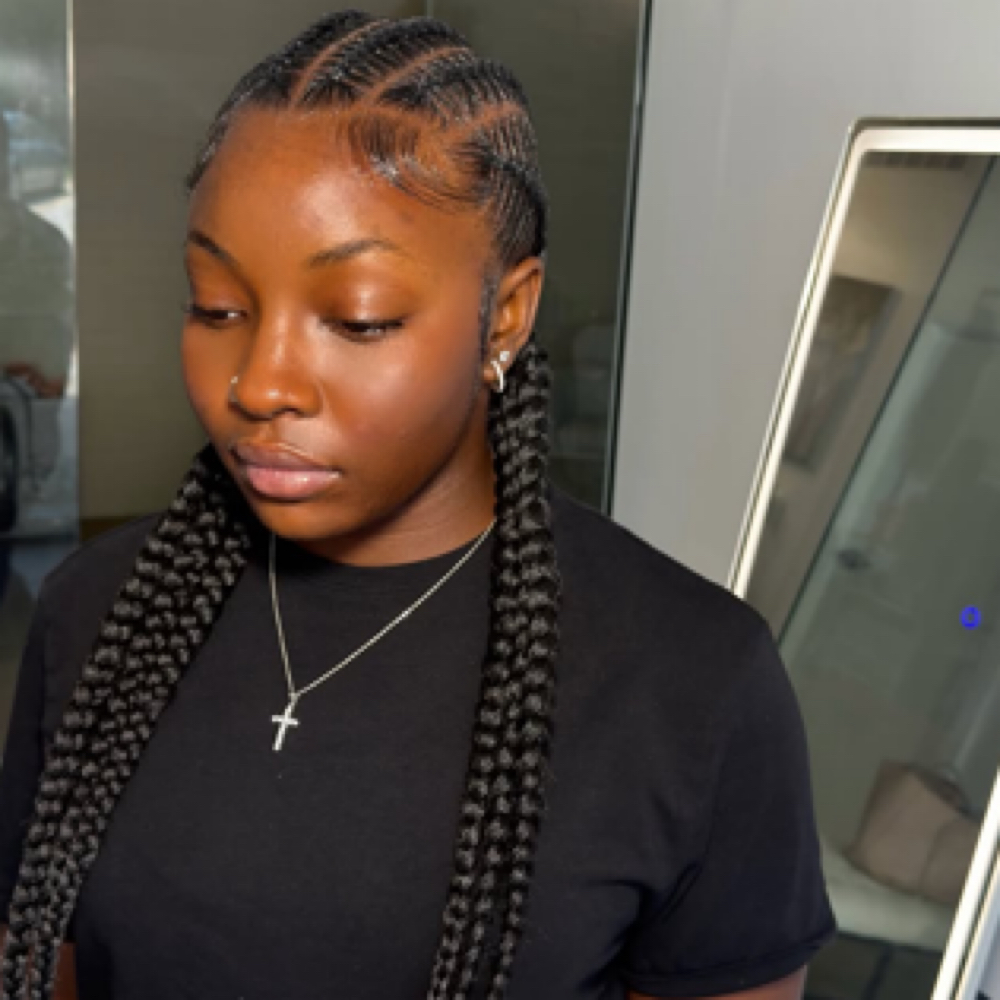 6 Stitch Braids 🎀 at The Hair Confidence in Kansas City, MO