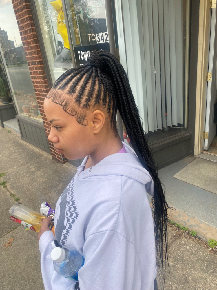 Medium Braided Ponytail