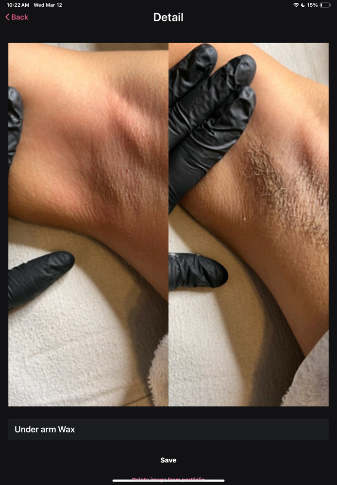 Under Arm Wax