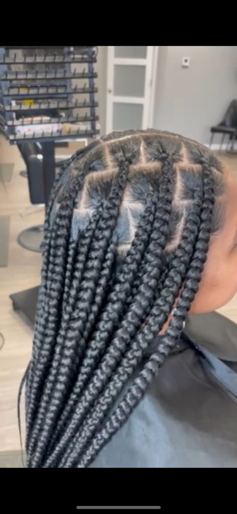 Large Box Braids at Appointed Beauty in Romulus, MI
