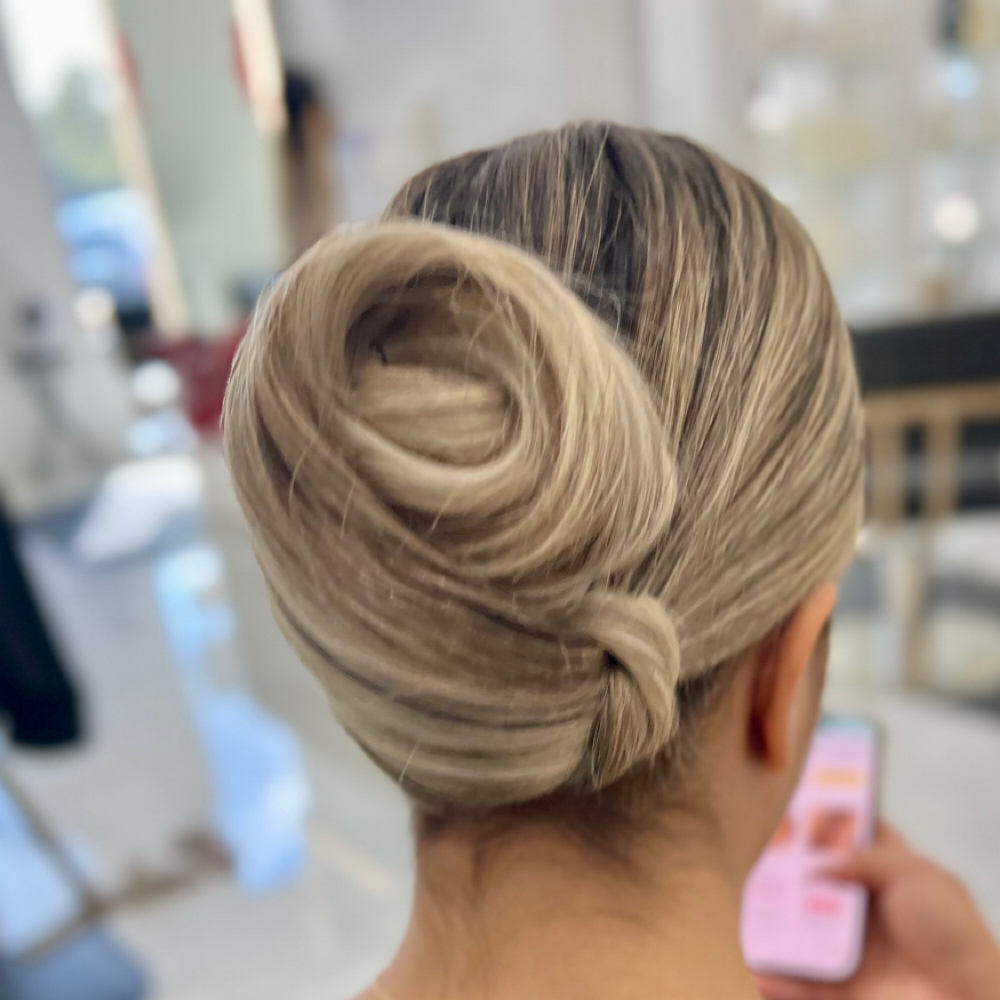 Classic Updo at Hair Life By Charles in San Antonio, TX