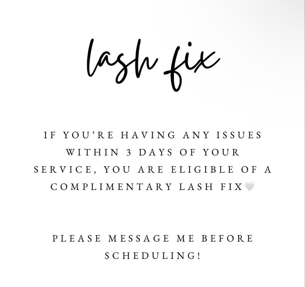 Lash Fix