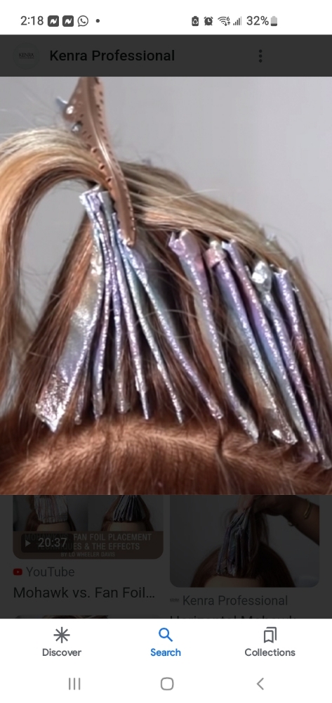 Mohawk vs. Fan Foil Placement Hair Techniques & The Effects by Lo Wheeler  Davis