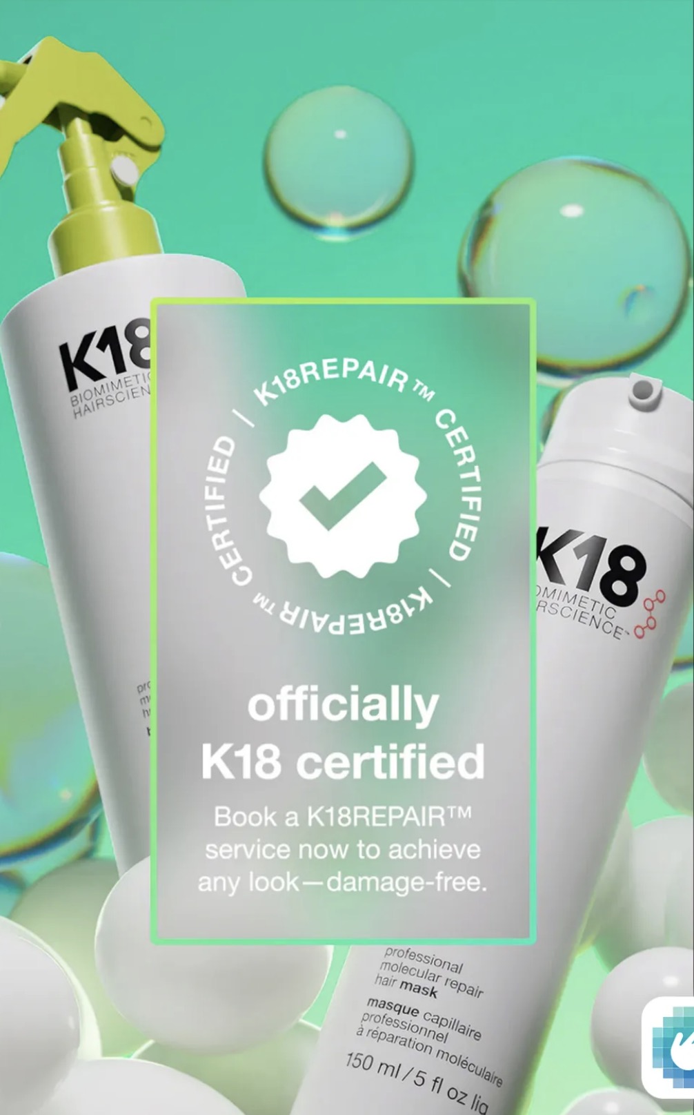 K-18 Treatment at Hair By Nikki L in Richmond, TX