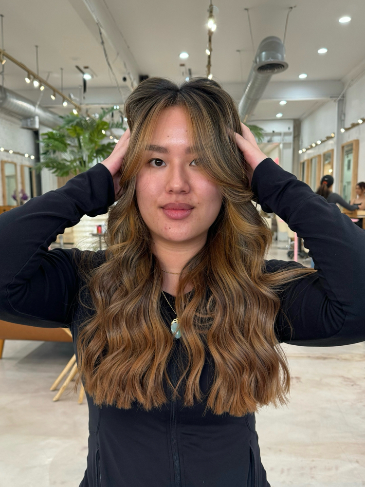 One Length Haircut + Face Frame