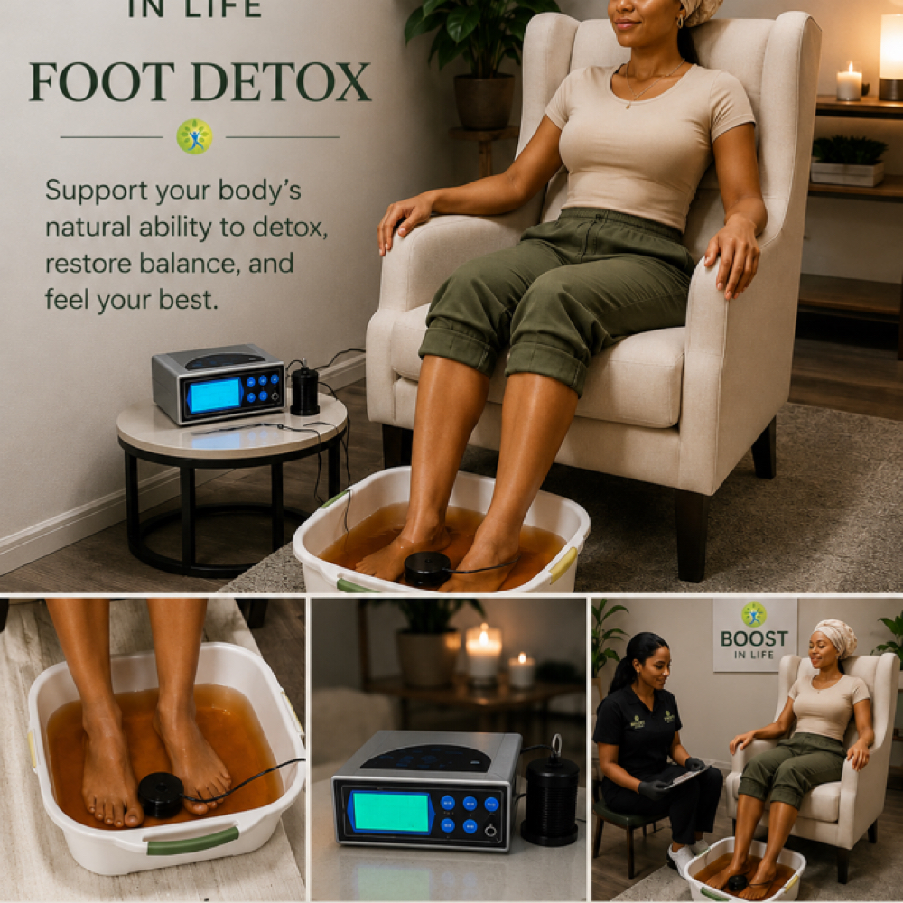 IonCleanse Foot Detox at Boost in Life Holistic Healing in Houston, TX