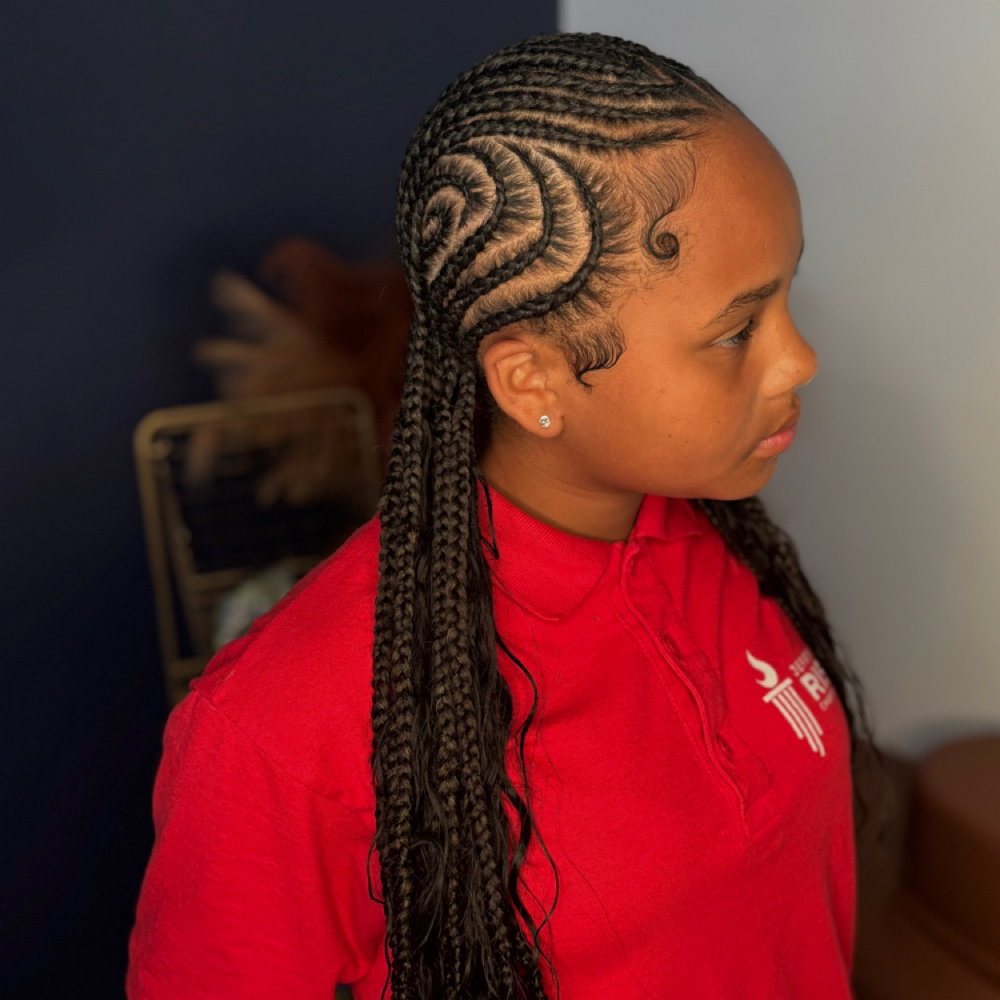Designer Feed In Braids at Styled By House Of Harm in New Orleans, LA