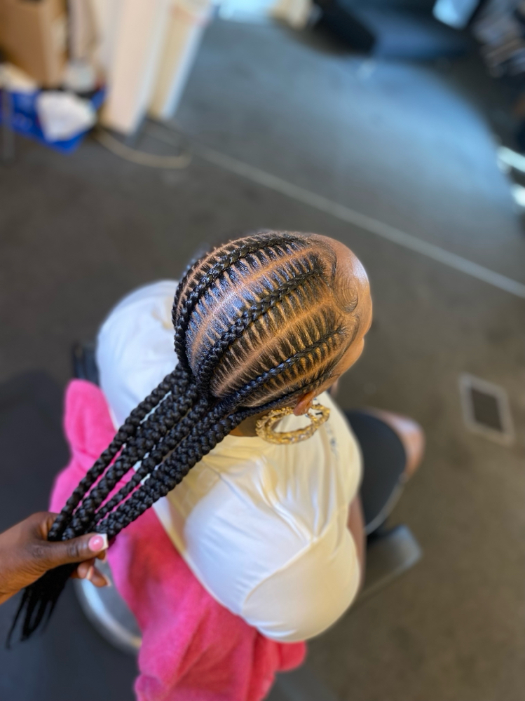 Stitch Braids Straight Back