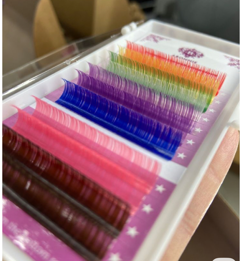 Color lashes
