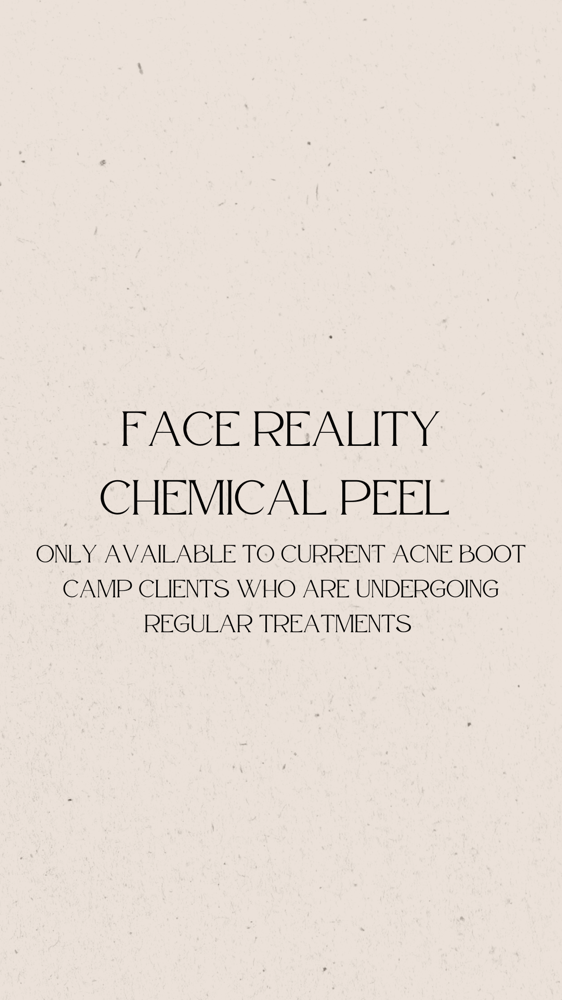 Acne Boot camp Chemical Peel