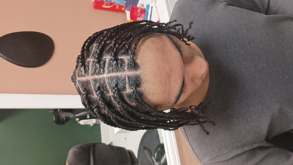Box Braids (no extensions)
