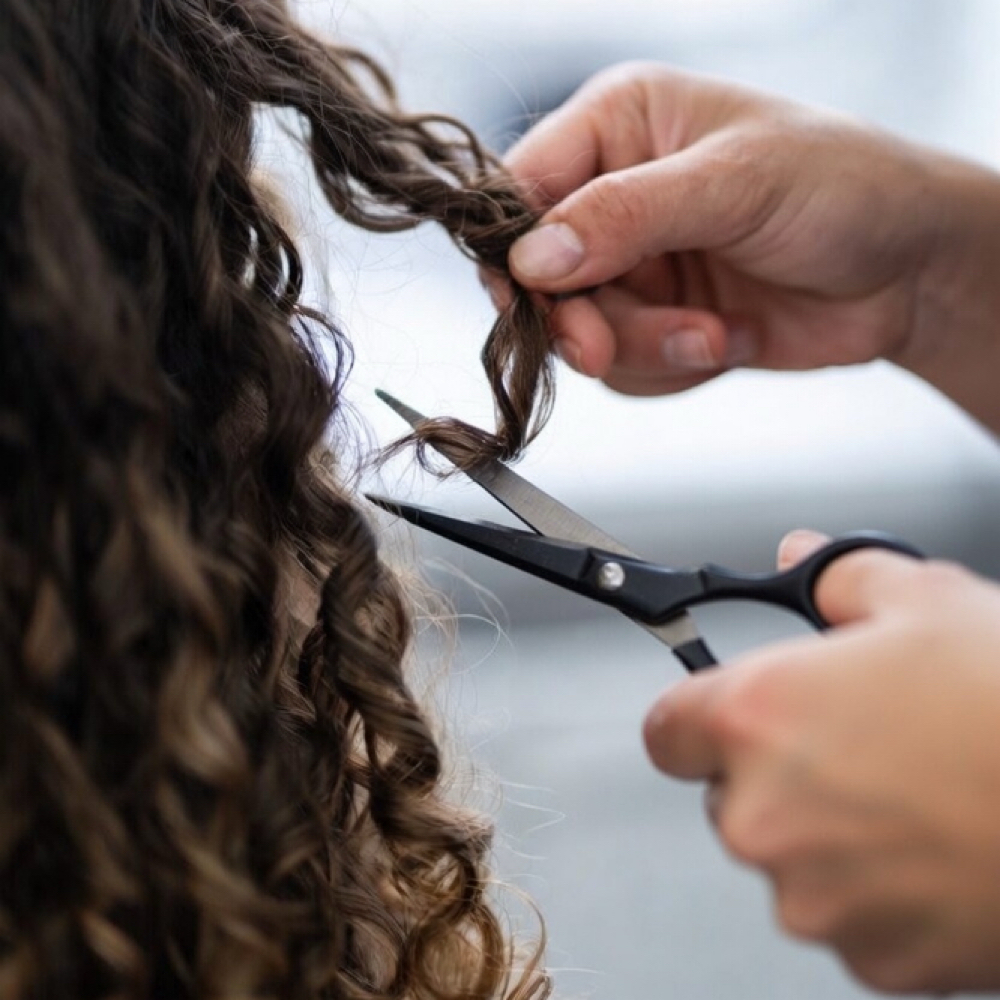 Signature Curly Cut at Helix Hair Studio in Vero Beach, FL
