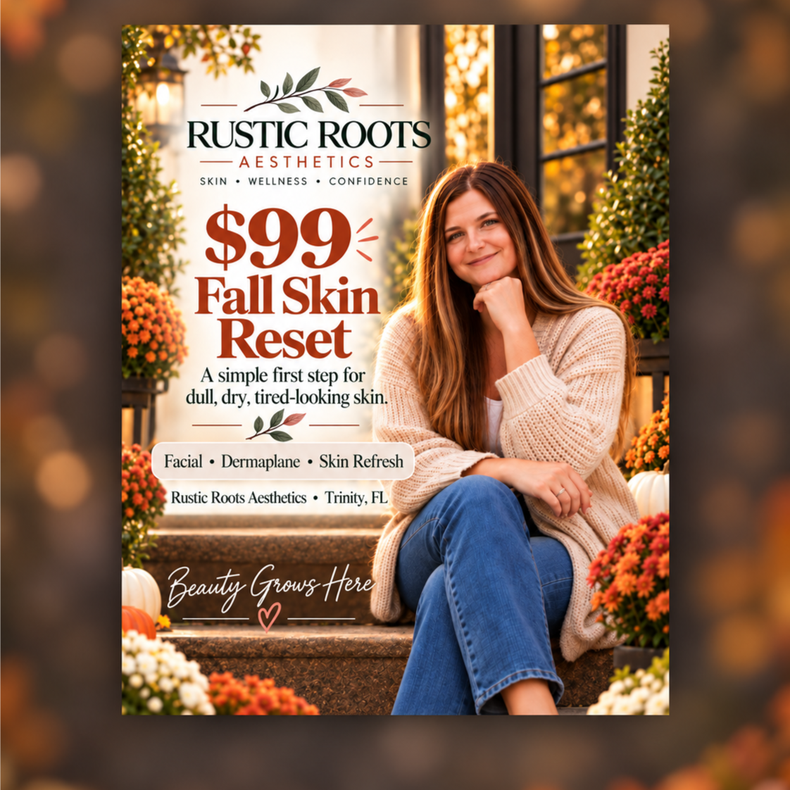 Fall Refresh at Rustic Roots Aesthetics in Trinity, FL