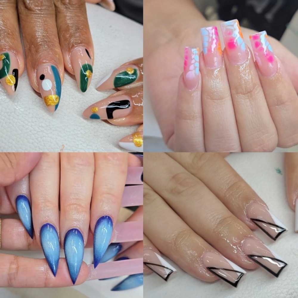 Minimalist Nail Design at X Beauty Studio in Boston, MA