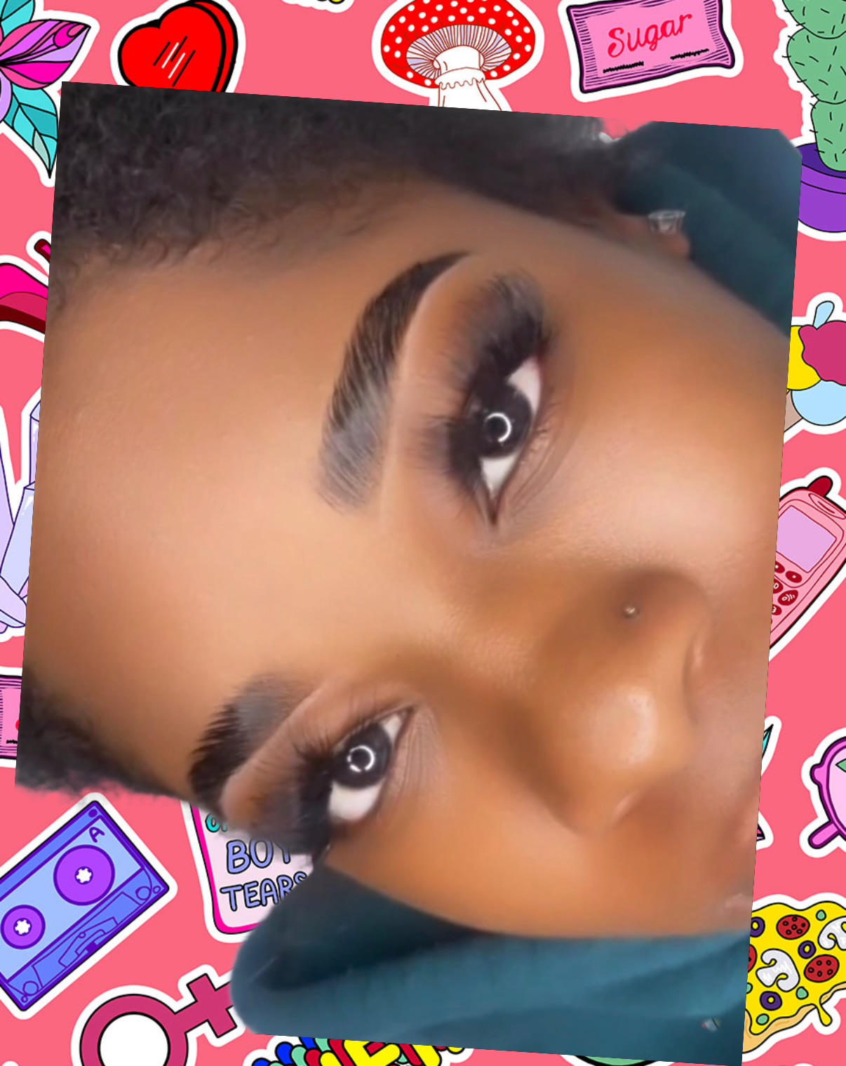 Brow lamination and tint