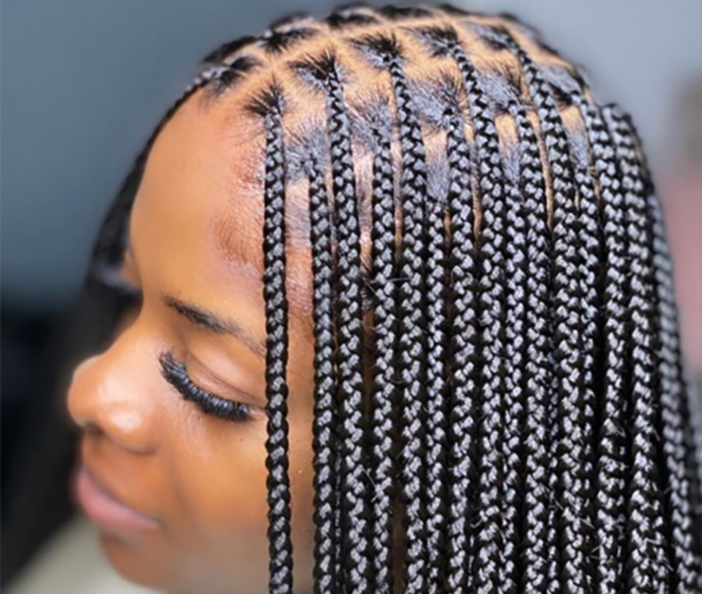 Small Knotless at GBP HAIR in Southfield, MI