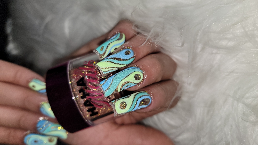 Acrylic Color Change at IC_NAILZ in Twin Falls, ID