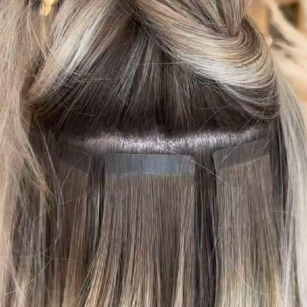 Tape In Extension Install- at The Butterfly Loft in Fenton, MI