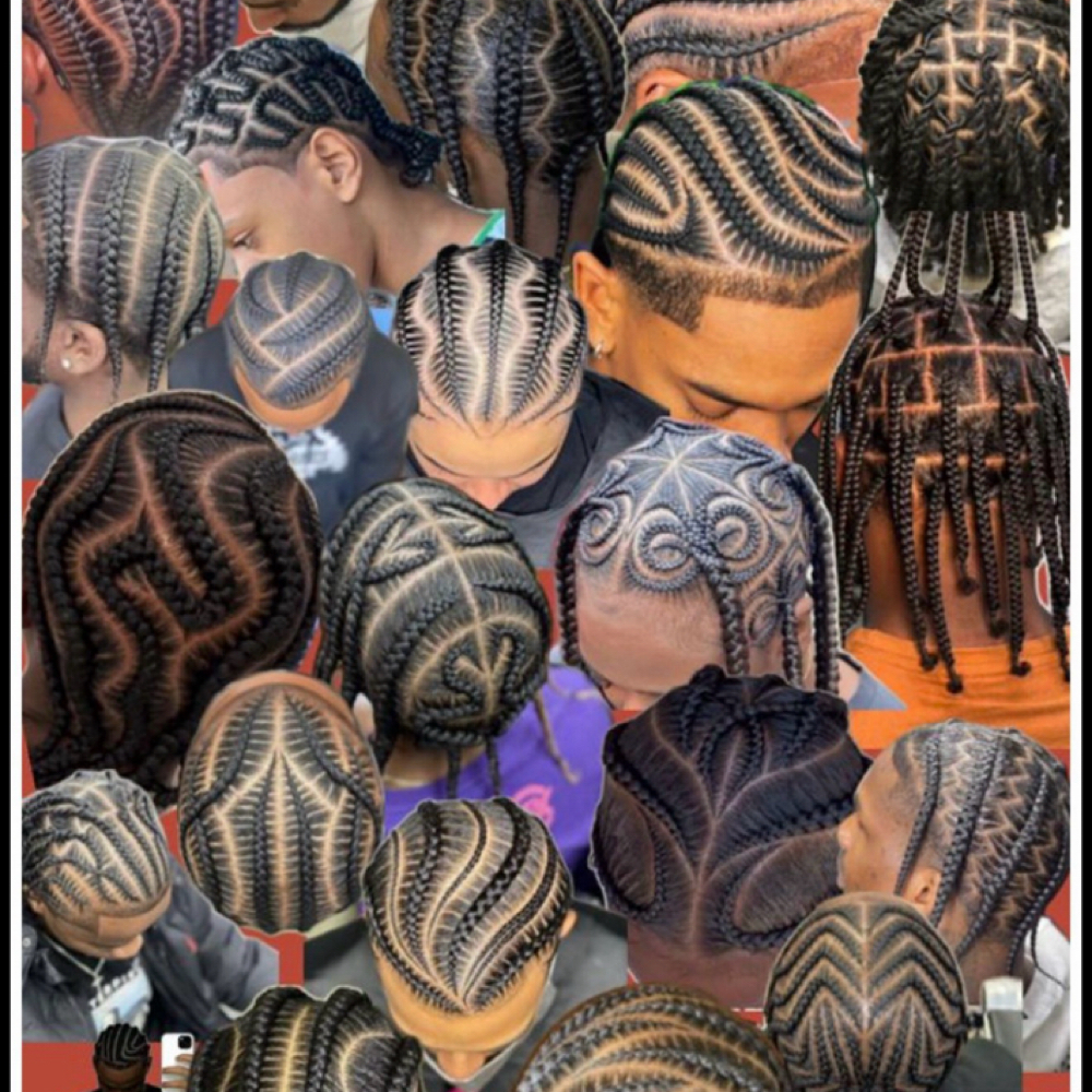Men Braids at Rawluxure Hair & Body in Jonesboro, GA