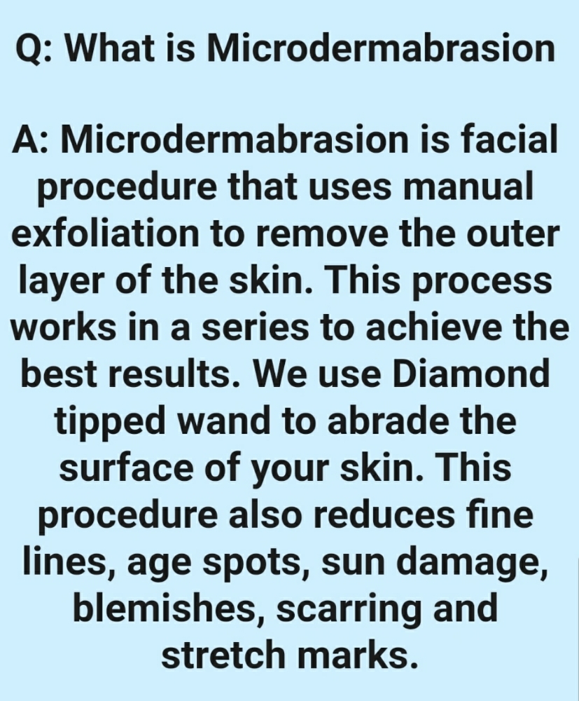 Microdermabrasion With Facial