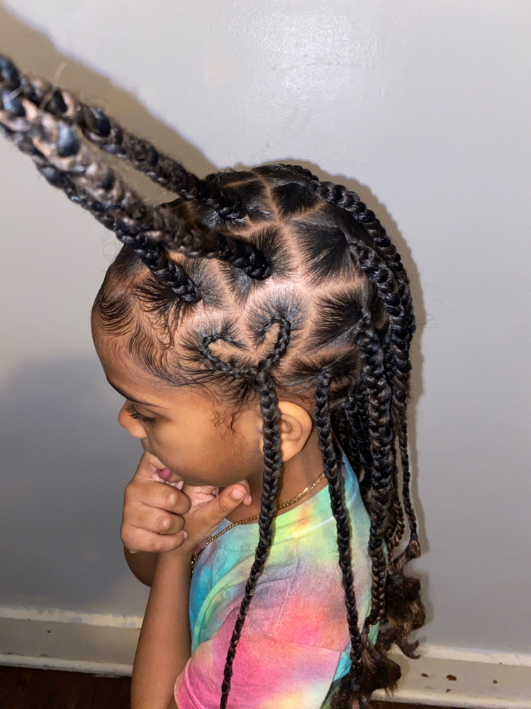 Kids Knotless Braids