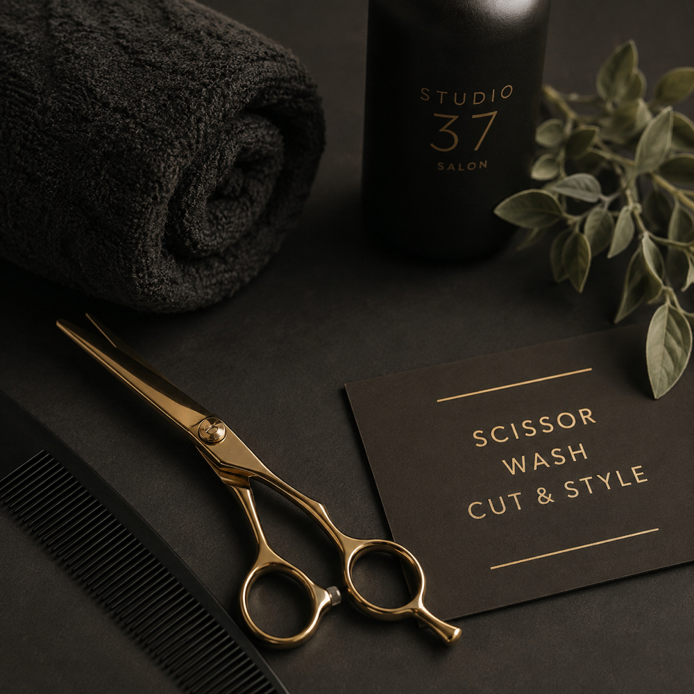 Scissor Wash, Cut, And Style at Studio 37 in Dix, IL