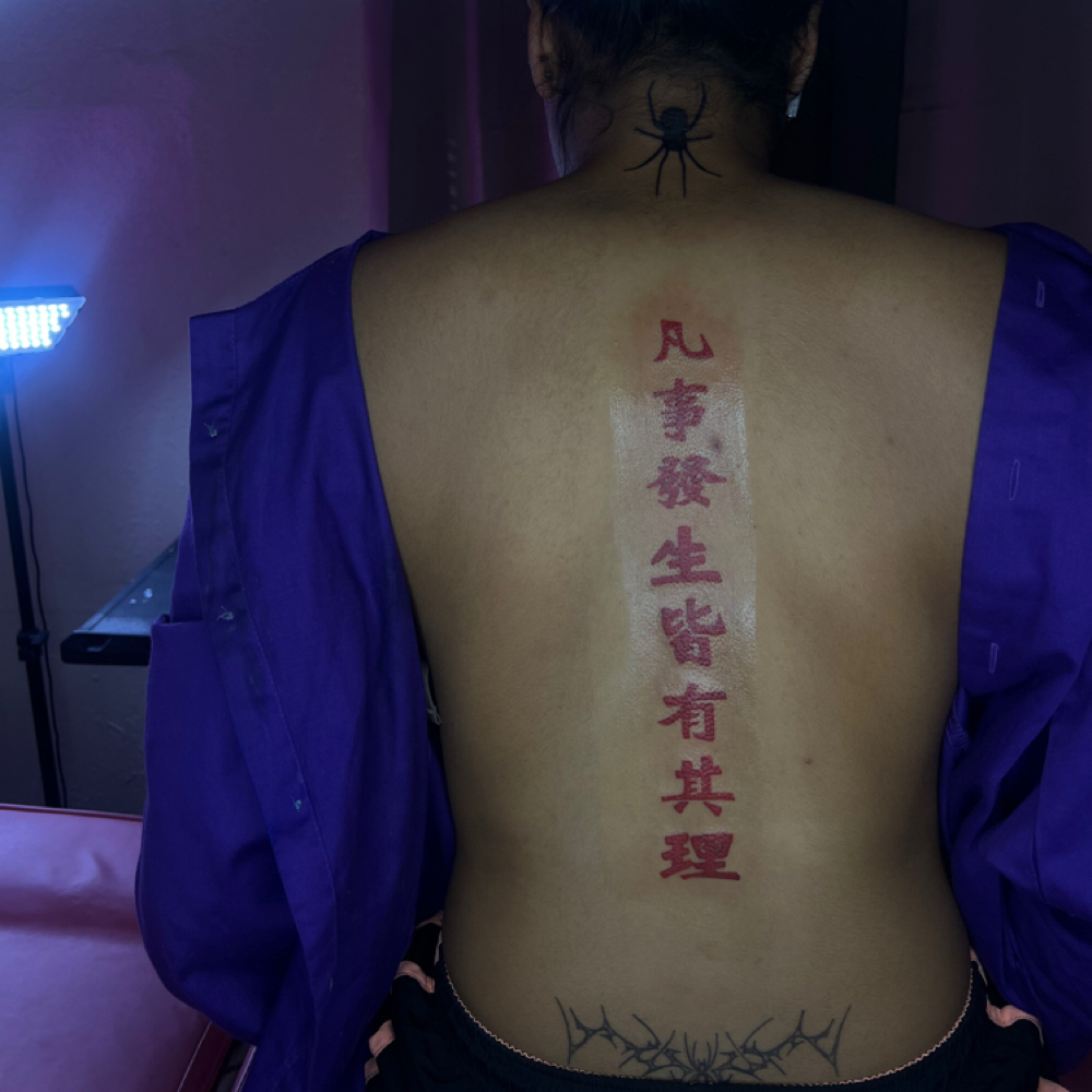 Back tattoo at Tattz by Kenzz in Texarkana, TX