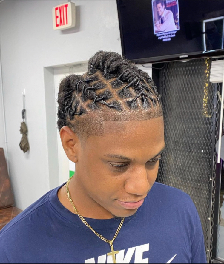 Locs For Men Top Only  Palm Roll Only