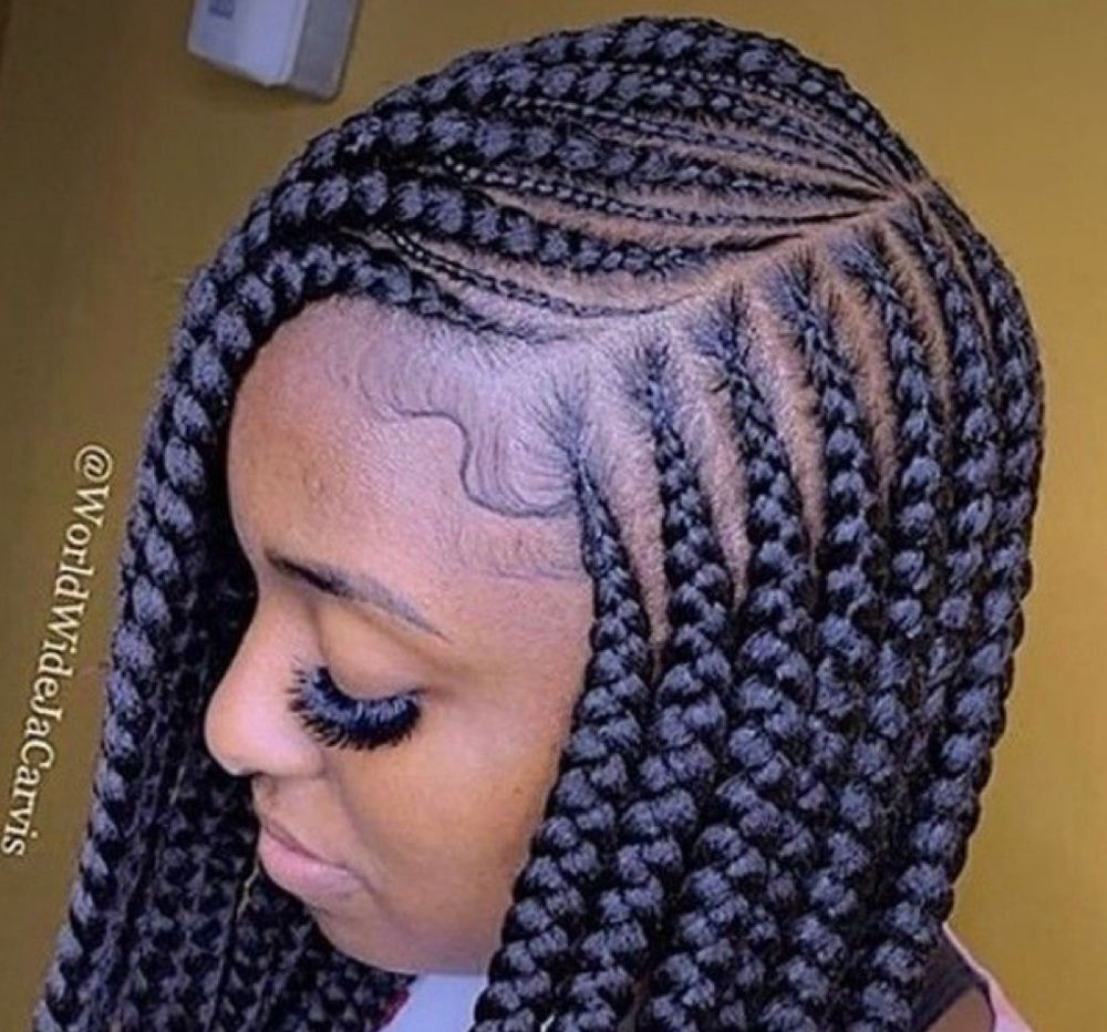 Cornrow (boxbraid Style) at Naturale Beauty on Main Salon in Easton, PA
