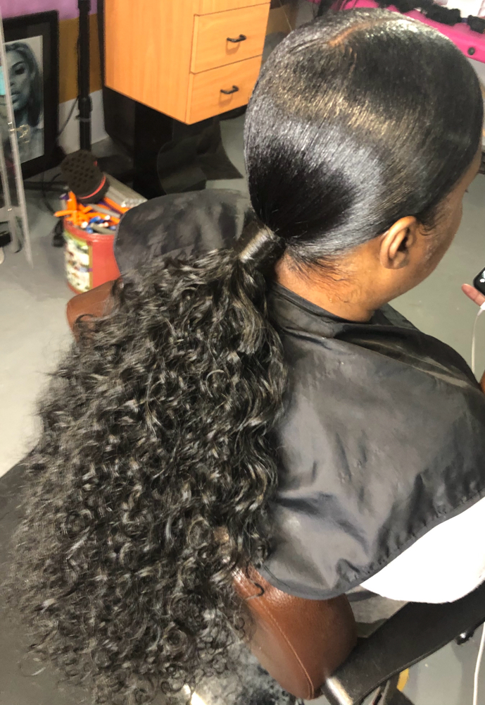 Sleek Ponytails hair NOT included