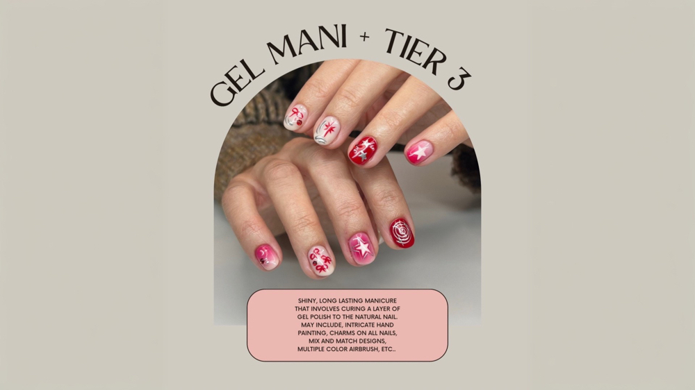 Gel Mani + Tier 3 Art