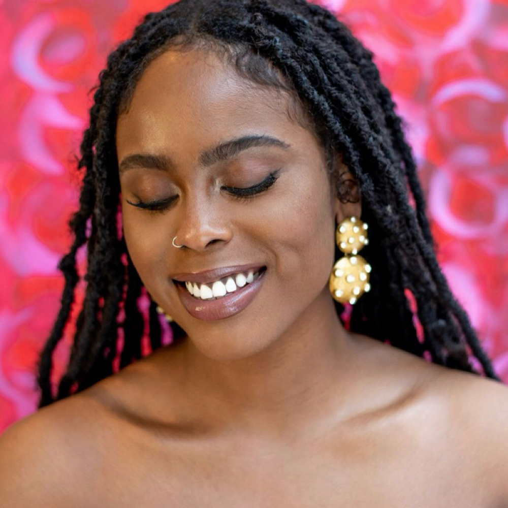 Faux locs over Locs at ZaviaMonet Studios in Odenton, MD