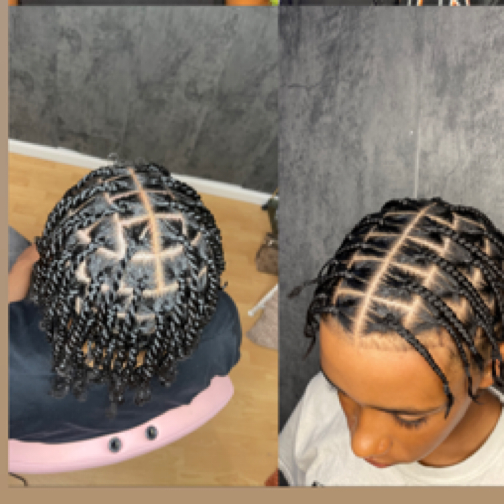 Men Twists OR Box Braids at Hair Bliss in Santa Rosa, CA