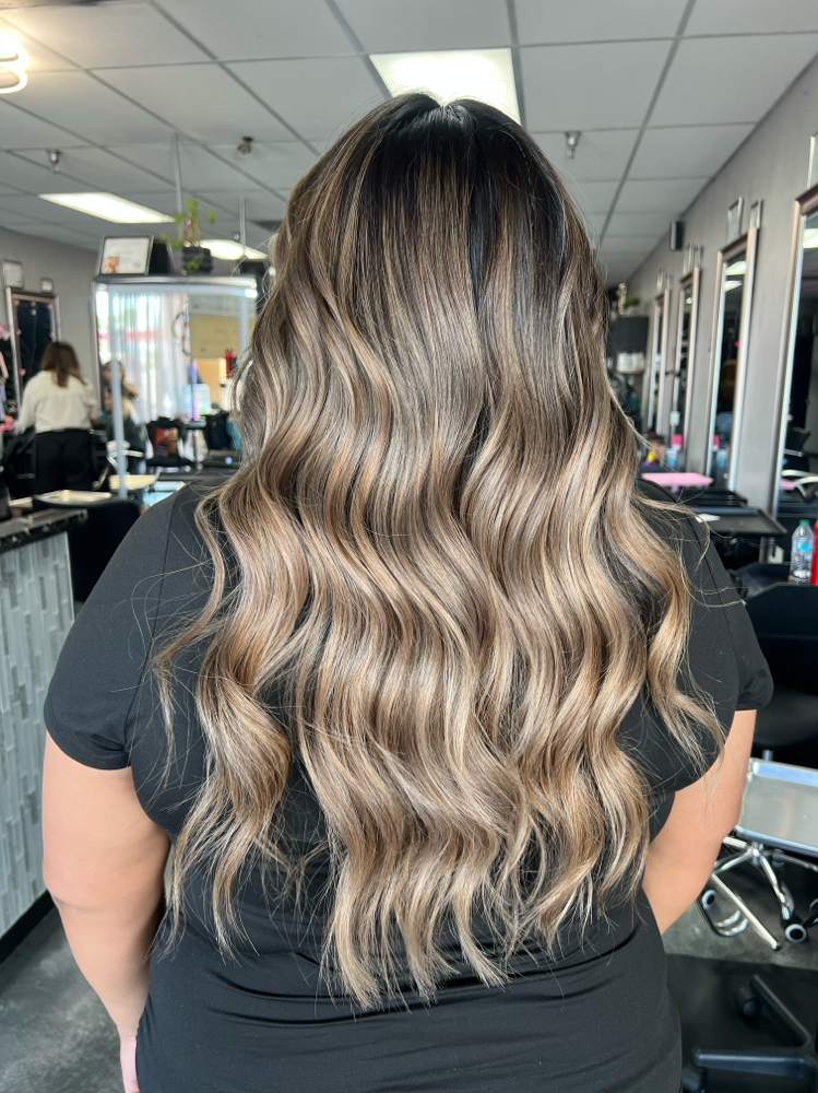 Full Balayage Hair Color