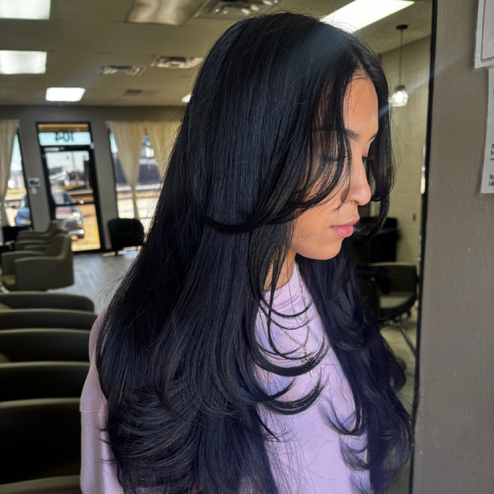 DRY HAIRCUT at polished & pampered in arlington, TX