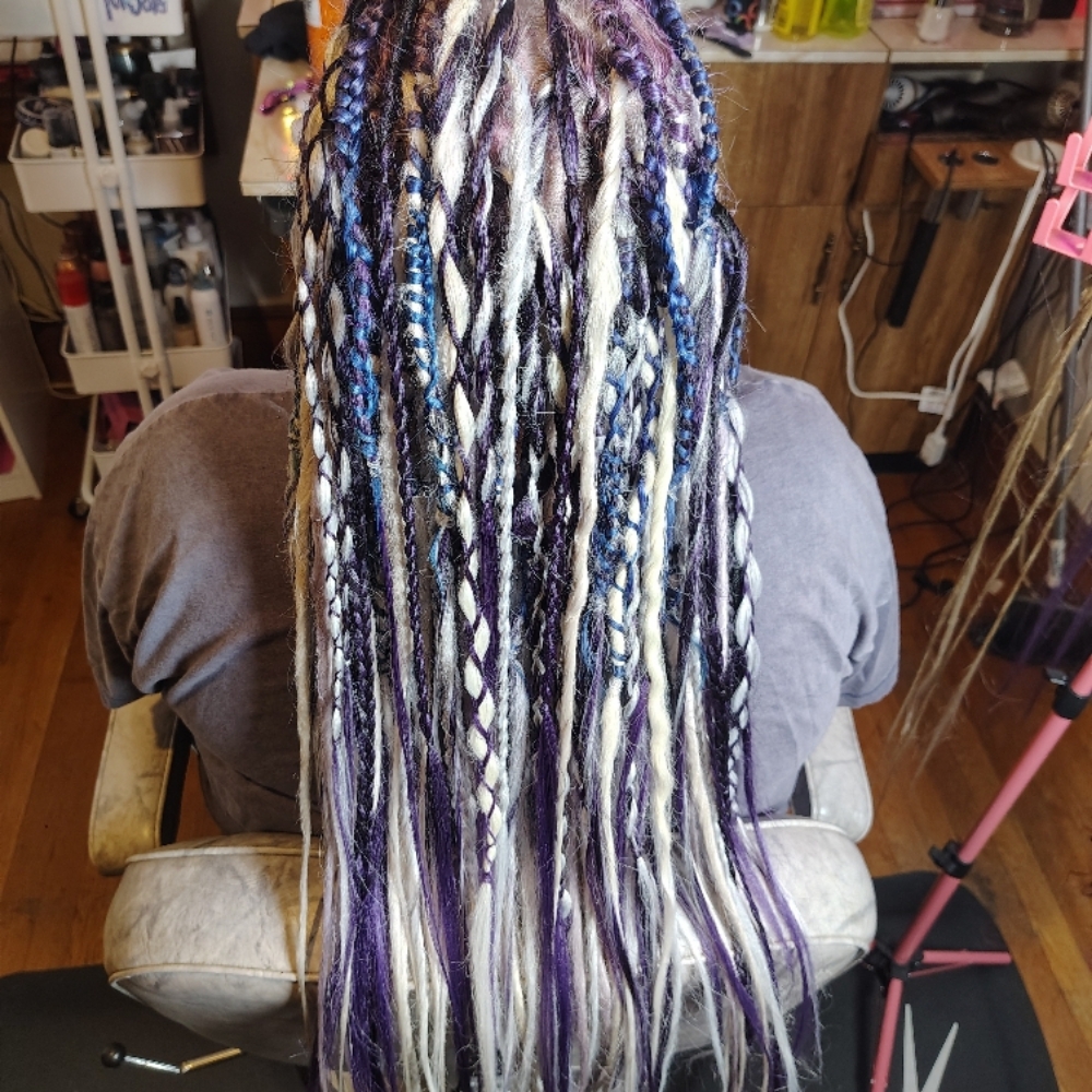 Handmade Set Of Dread Extensions at Color Crave Hair Fixx in Covington, VA