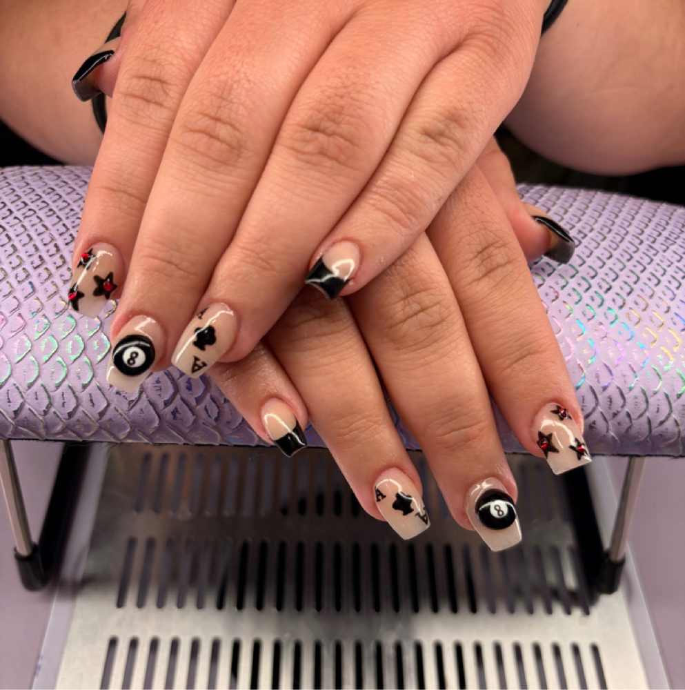 Acrylic Fill at Blood Sweat & Shears in Fernley, NV