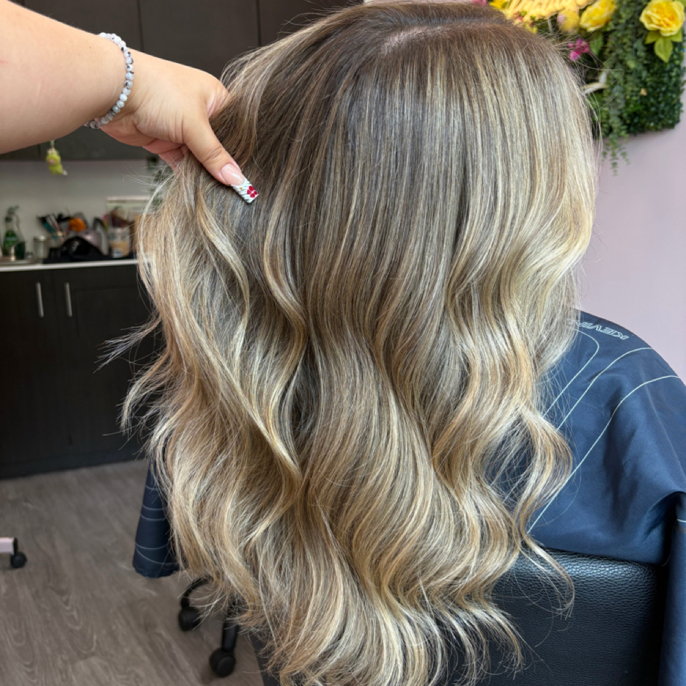 Partial Foil & Blowdry at Vanessa's Chair in Leesburg, VA
