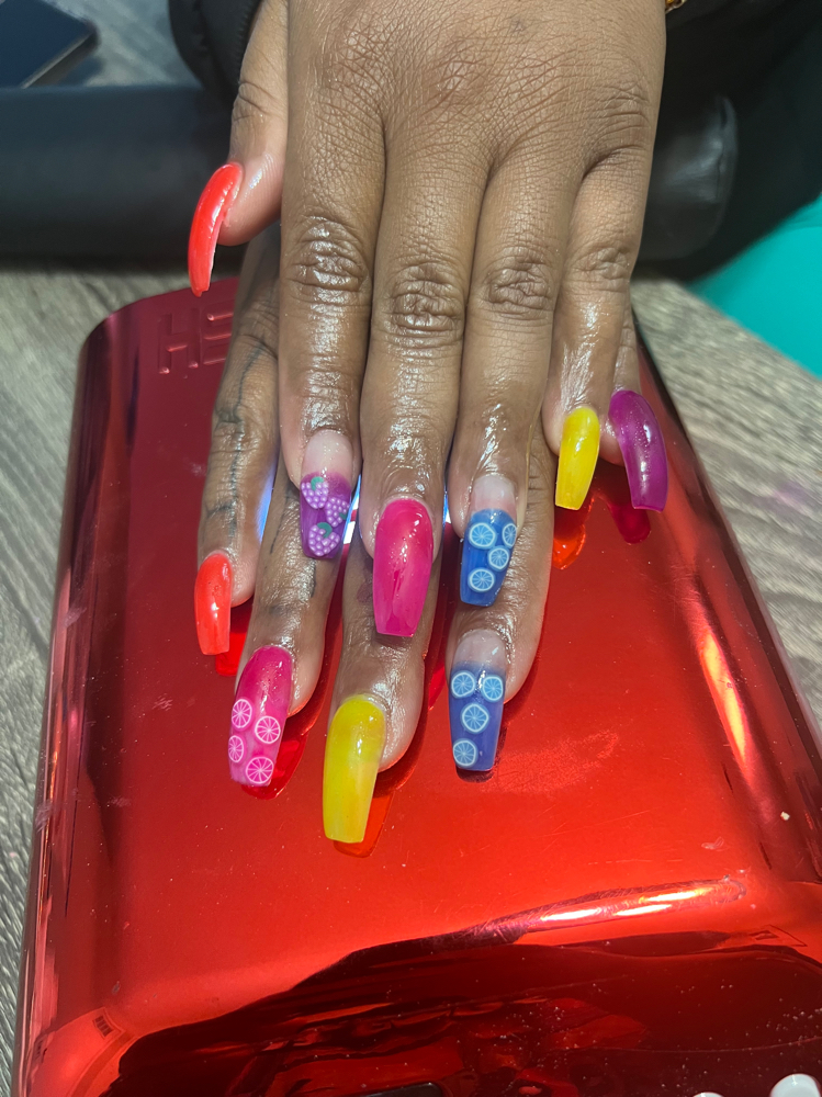 Neon Nail Art