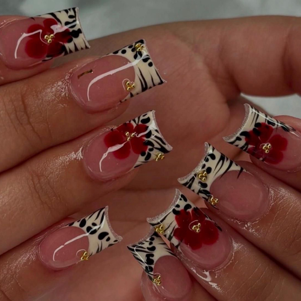 Short Freestyle Fullset at Natis Nail Spa in San Marcos, TX