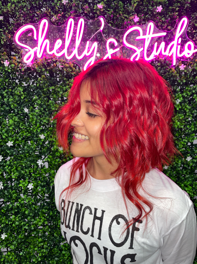 All Over Color & Cut at Michelle Tran