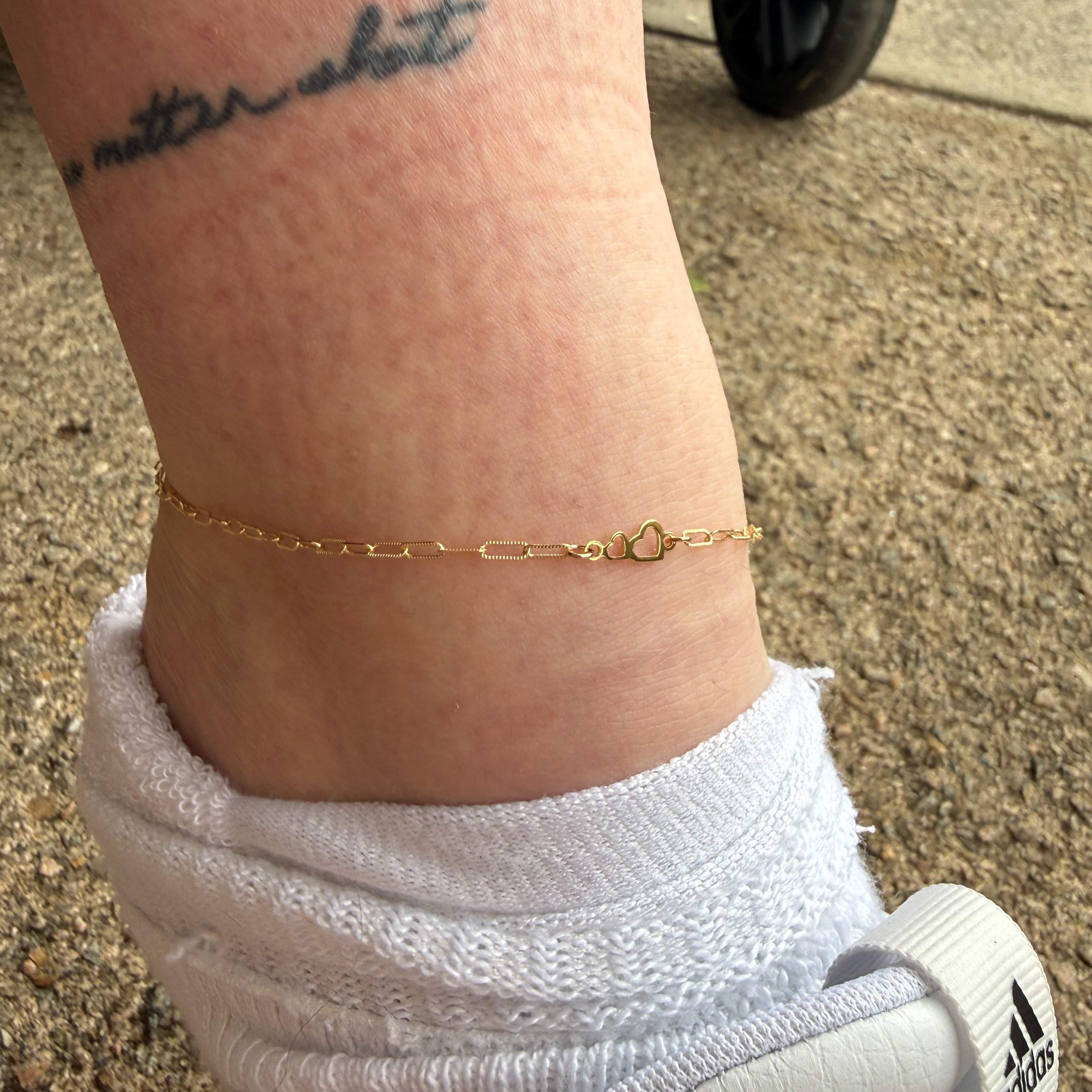 Gold Permanent Anklet at Bondé in Mebane, NC