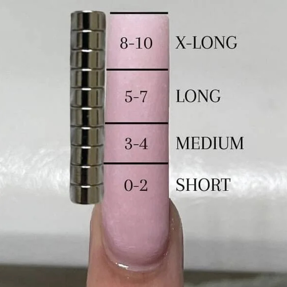 Nail length at Bare Nails Studio in Lakeland, FL