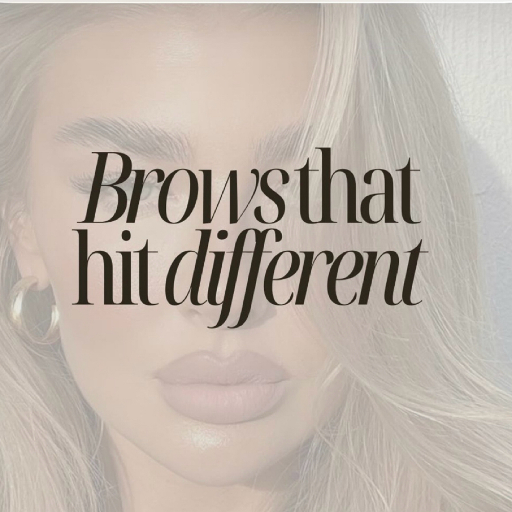 PMU Of The brows Model at HIGH MAINTENANCE HABITS SALON + LOUNGE in Aurora, IN