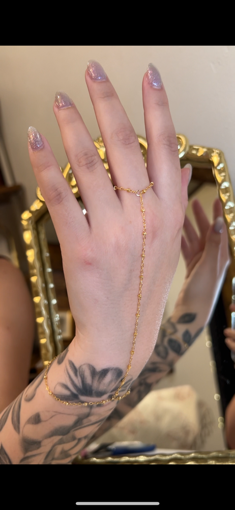 Permanent Hand Chain Gold Filled